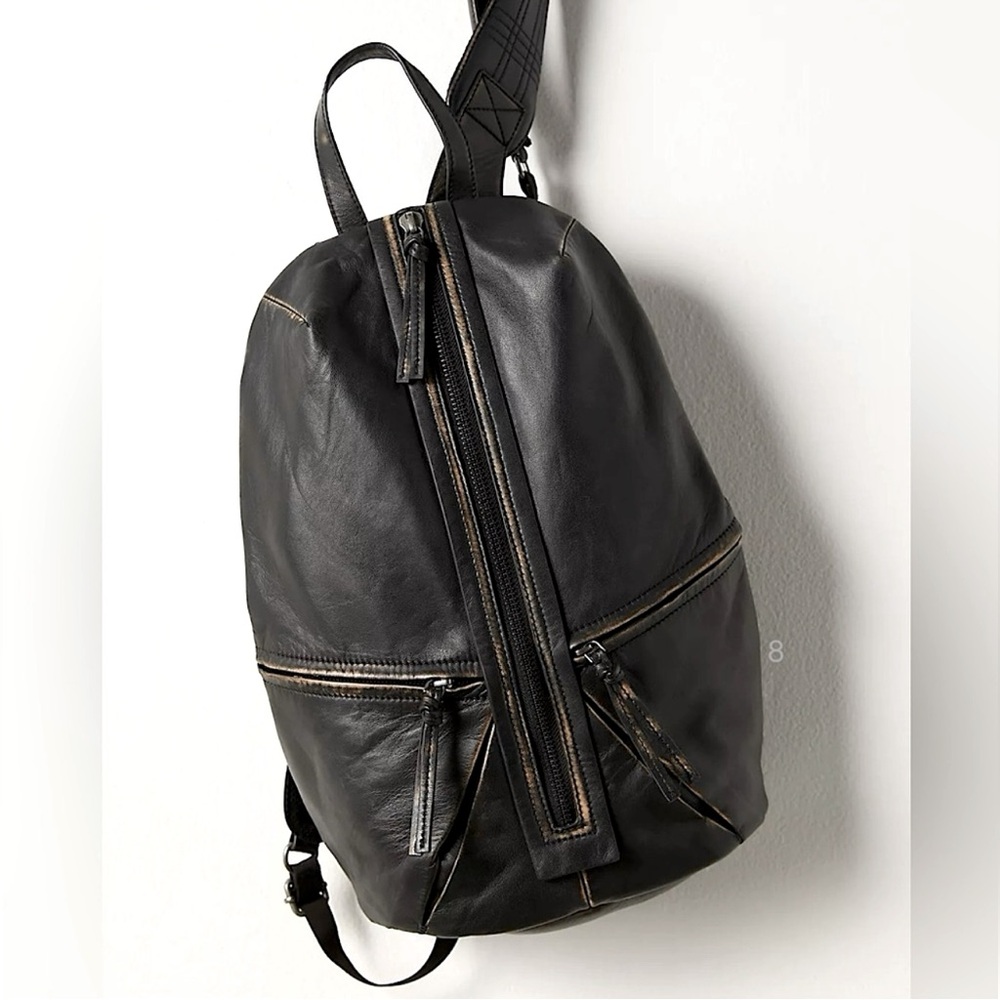Free People Leather Backpack New